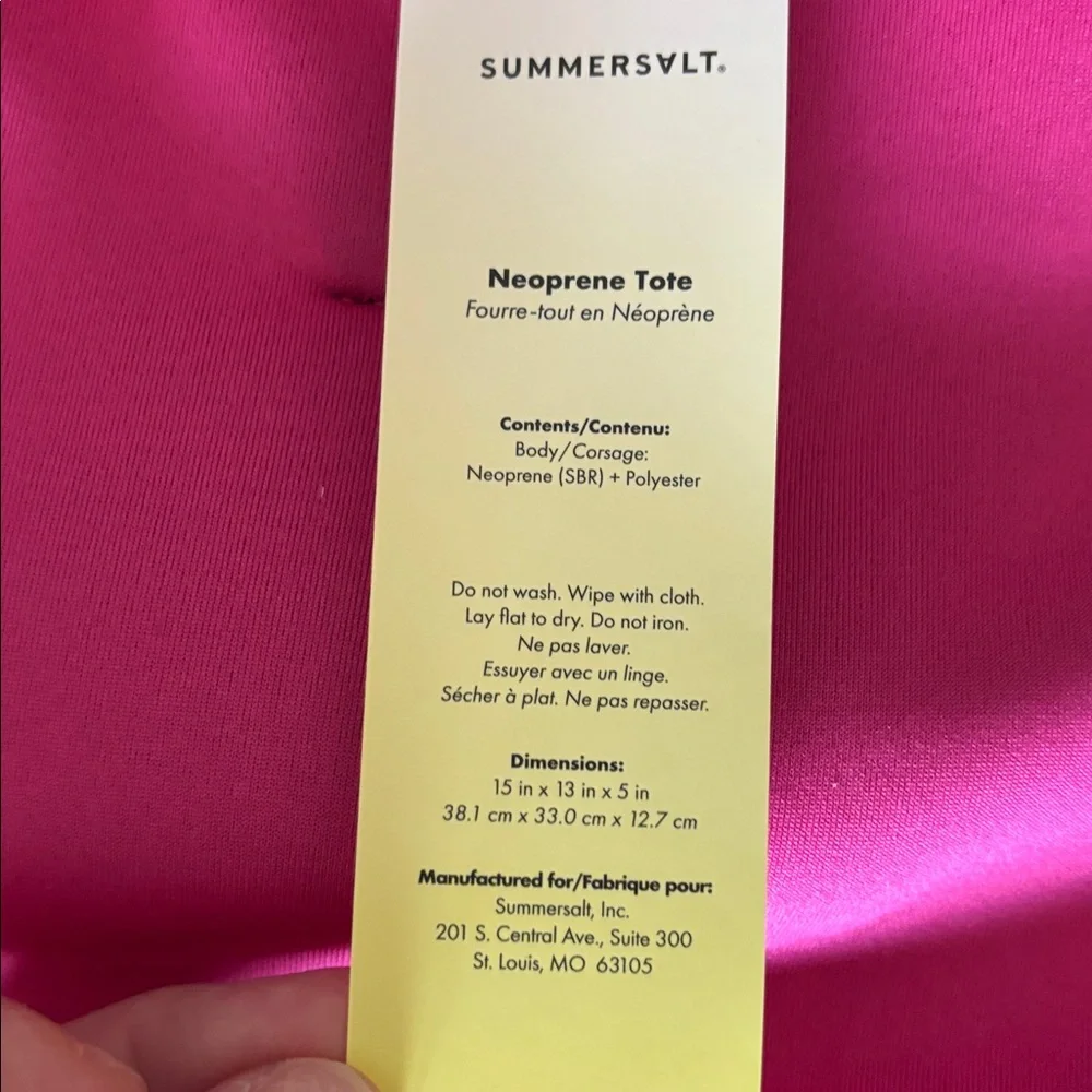 Stylish summer salt Pink and Red Women's Tote Bag - Picture 3 of 7